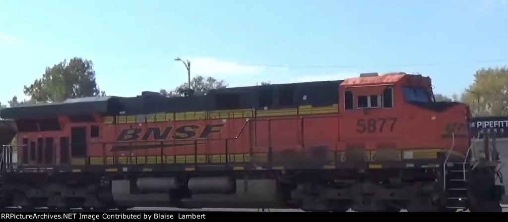 BNSF coal train DPU